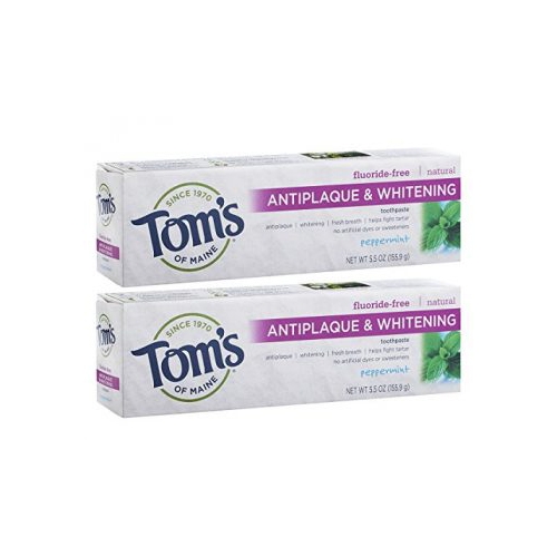Tom’s of Maine Antiplaque and Whitening Fluoride-Free Toothpaste