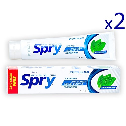 Spry Xylitol Toothpaste, Fluoride-Free